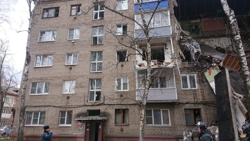 В жилом доме в подмосковном Орехово-Зуево произошёл взрыв газа. Фото https://50.mchs.gov.ru