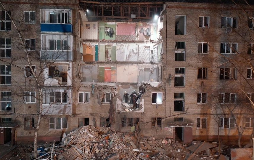 Жилой дом в Орехово-Зуево, где произошёл взрыв газа, будут восстанавливать. Фото https://50.mchs.gov.ru/