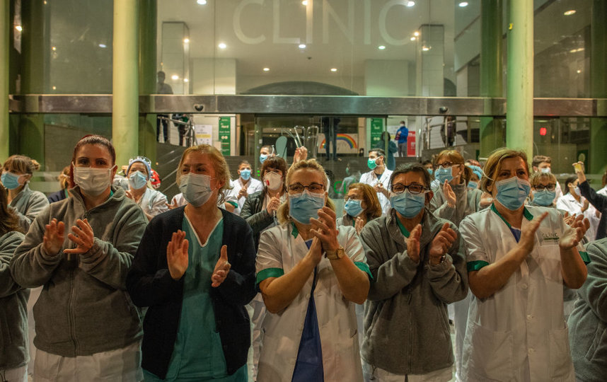 В Испании больше 19 тысяч медработников заразились COVID-19. Фото Getty