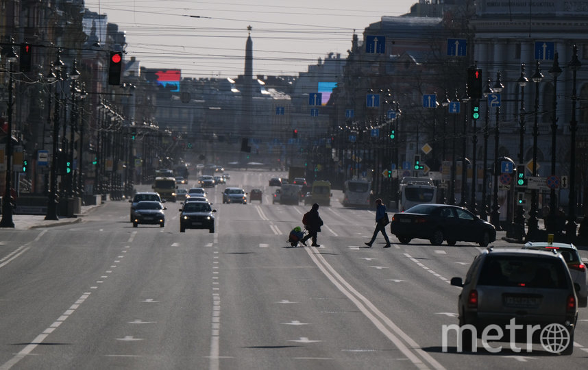 Санкт-Петербург в дни карантина. Фото "Metro"