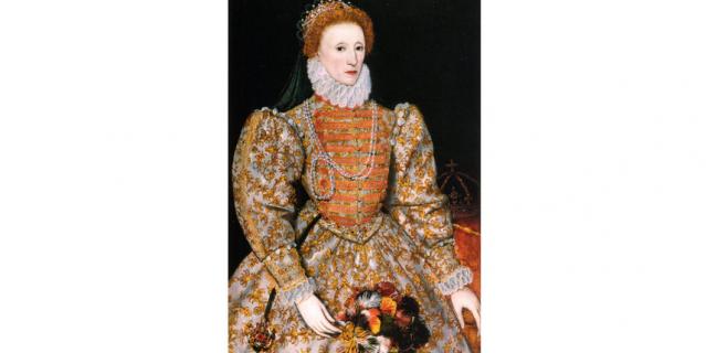 Портрет Елизаветы I, королевы Англии, кисти неизвестного художника.