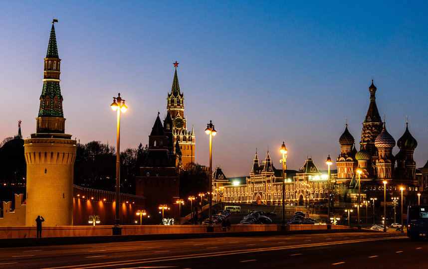 Москва временно опустела из-за вируса. Фото AFP