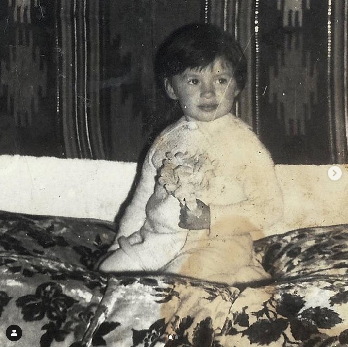 Надежда Мейхер-Грановская в детстве. Фото Скриншот Instagram: @nadyameiher