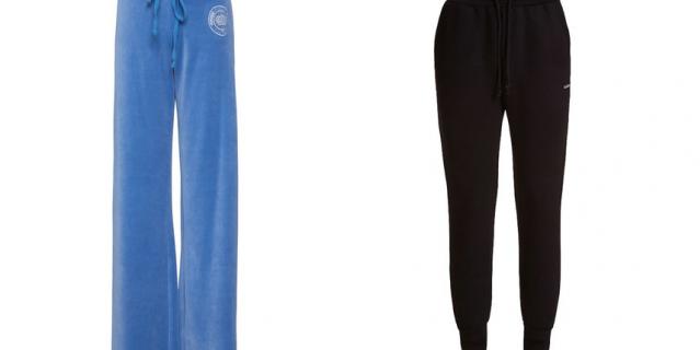 Велюровые брюки прямого кроя Juicy Couture / Брюки из скубы GUESS. Велюровые брюки прямого кроя Juicy Couture / Брюки из скубы GUESS.