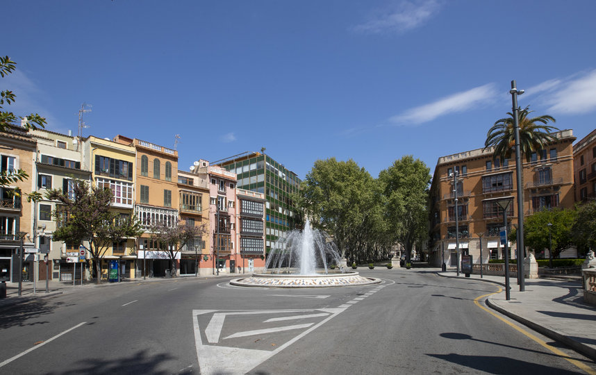 Безлюдные улицы в Испании. Фото AFP