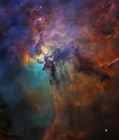 Туманность Лагуна в созвездии Стрельца 12 февраля 2018 года. Фото nasa.gov