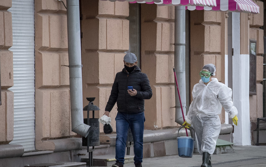 В Москве оштрафовано уже 55 нарушителей карантина. Фото AFP