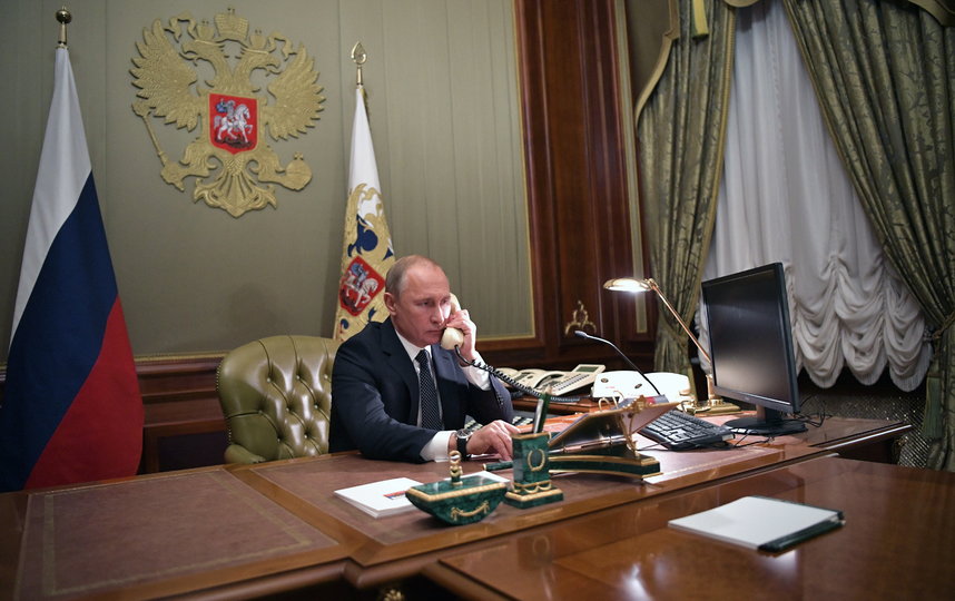 Владимир  Путин провёл телефонный разговор с Председателем КНР Си Цзиньпином. Архивное фото. Фото Getty