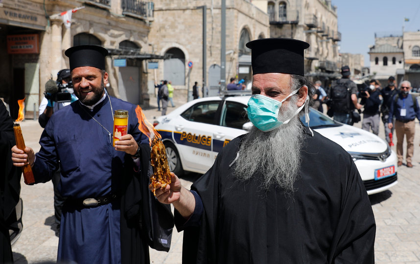 Иерусалим, 18 апреля 2020 года. Фото AFP