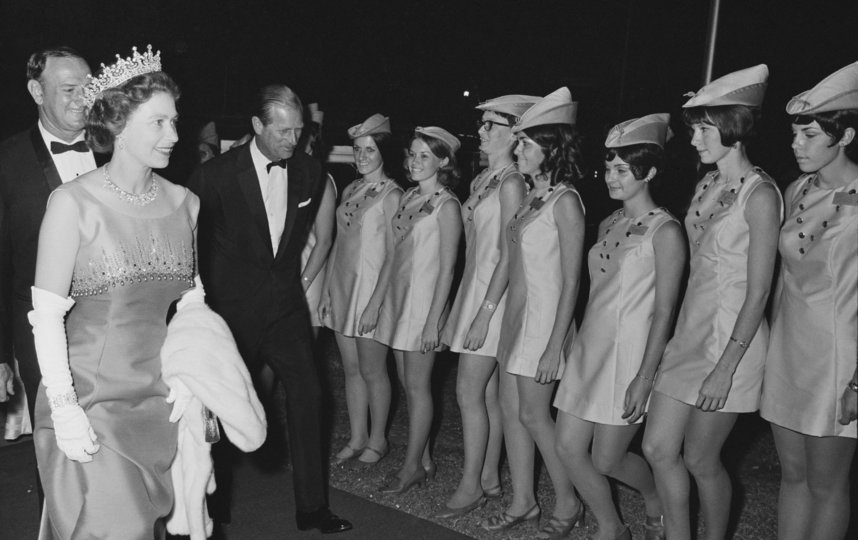 Елизавета II во время визита в Австралию в 1970 году. Фото Getty