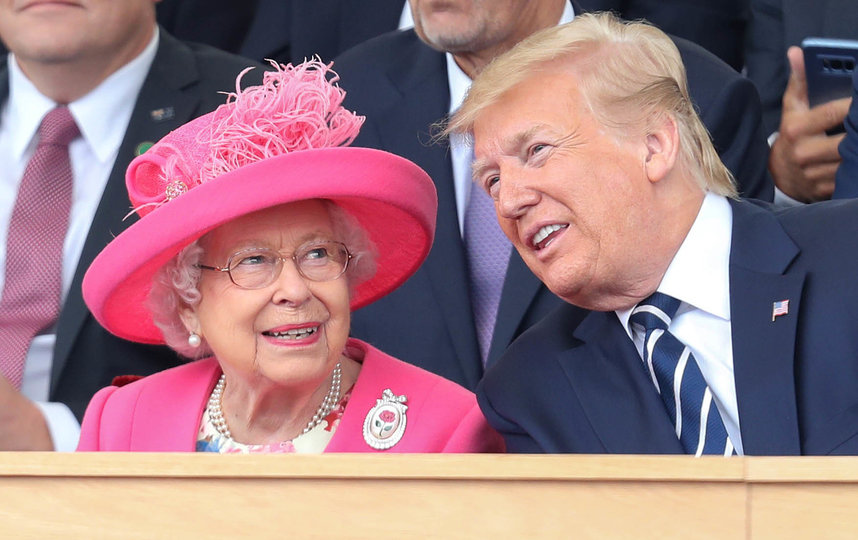 Президент США Дональд Трамп и королева Великобритании Елизавета II. 2019 год. Фото Getty