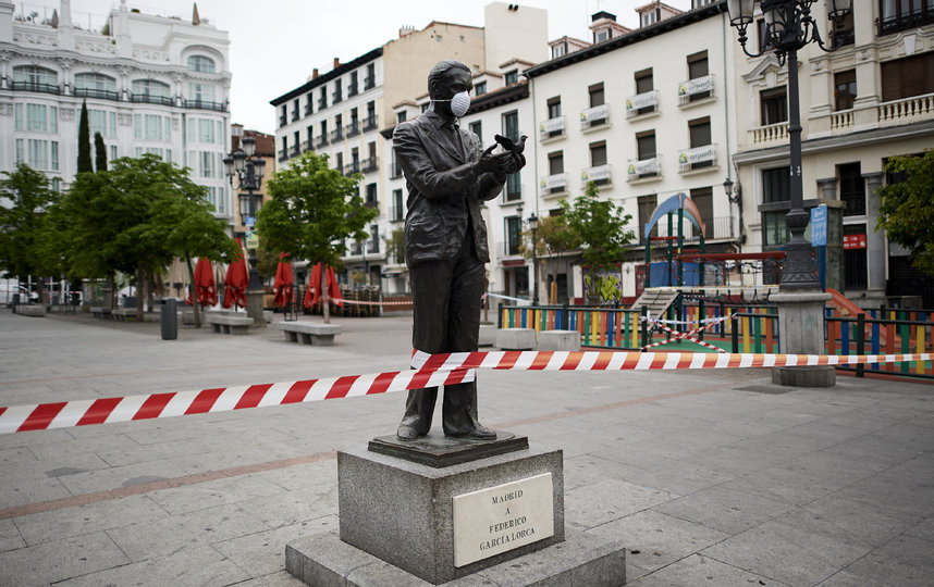 Памятник поэту Федерико Гарсиа Лорка. Мадрид, Испания. Фото Getty