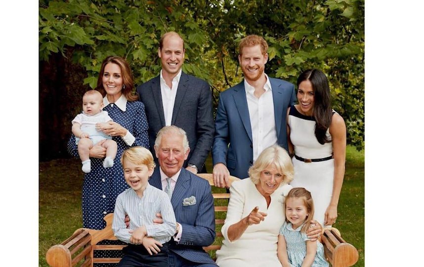 Принц Луи в окружении семьи. Фото Instagram @kensingtonroyal