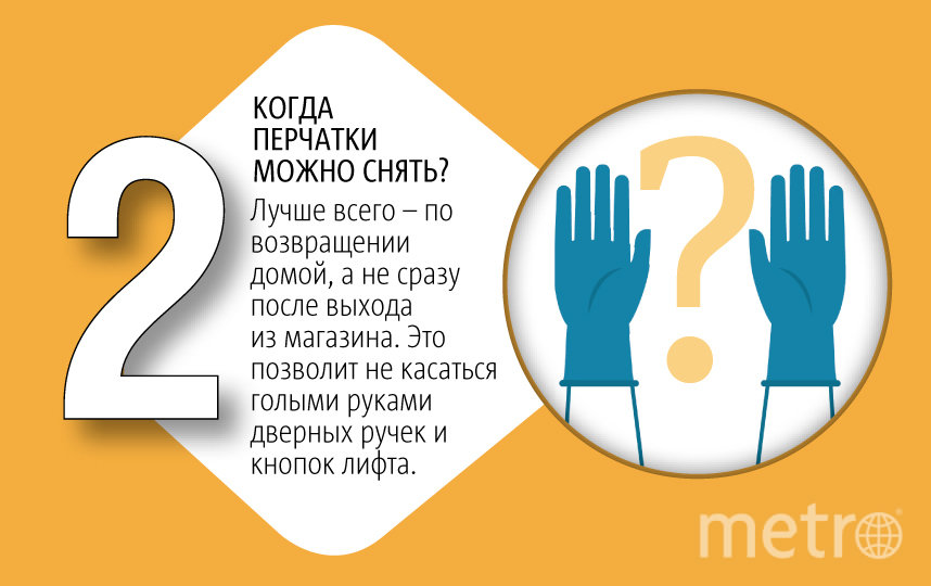 Как верно использовать перчатки во время пандемии. Фото Павел Киреев, "Metro"