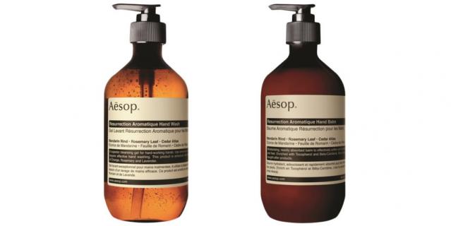 Гель для мытья рук AESOP Resurrection (2480 руб.) с антибактериальный действием и бальзам для рук AESOP Resurrection (6400 руб.) с антисептическим действием. Гель для мытья рук AESOP Resurrection (2480 руб.) с антибактериальный действием и бальзам для рук AESOP Resurrection (6400 руб.) с антисептическим действием.