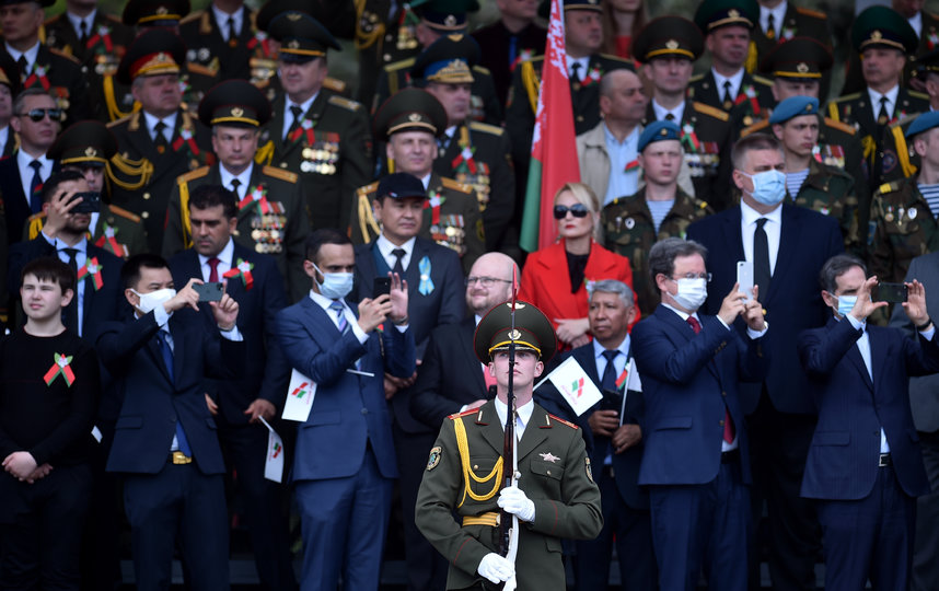 Парад Победы в Минске. Фото AFP