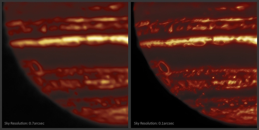 Изображения Юпитера высочайшего разрешения. Фото International Gemini Observatory/NOIRLab/NSF/AURA M.H. Wong (UC Berkeley) and team Acknowledgments: 