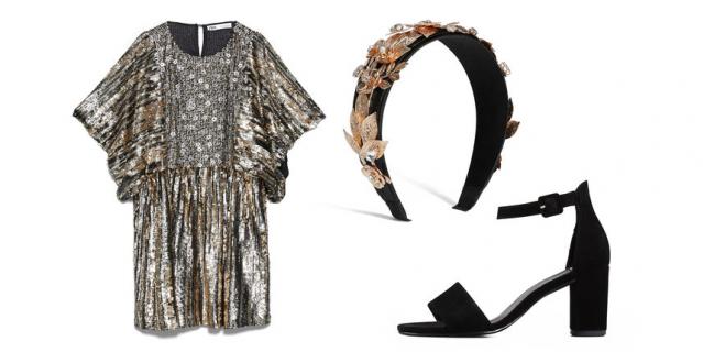 Платье Zara (6999 руб.) / Ободок для волос Asos (590 руб.) / Босоножки Vagabond (7100 руб.). Платье Zara (6999 руб.) / Ободок для волос Asos (590 руб.) / Босоножки Vagabond (7100 руб.).