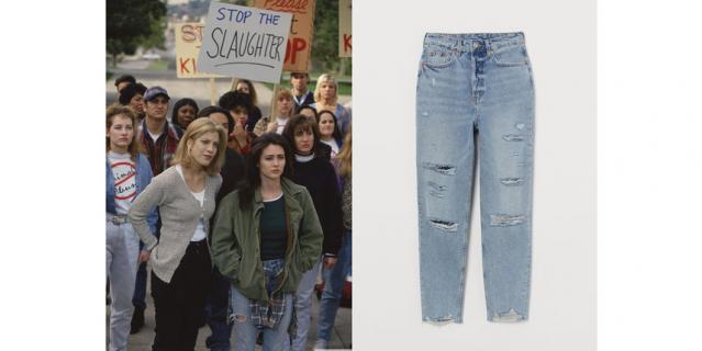 Кадр из сериала "Беверли-Хиллз 90210" (1990 – 2000) / Джинсы H&M (2299 руб.). Кадр из сериала "Беверли-Хиллз 90210" (1990 – 2000) / Джинсы H&M (2299 руб.).