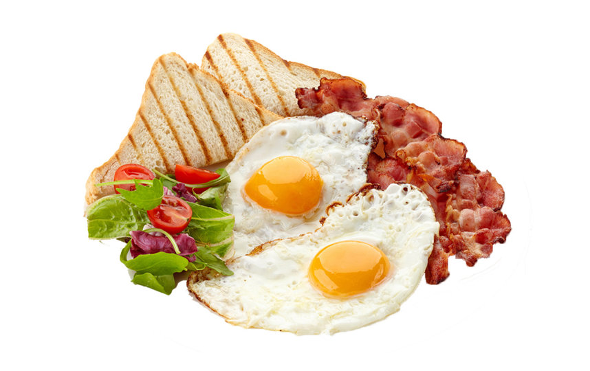 Оригинальное изображение "английского завтрака", которое можно бесплатно скачать в Интернете. Фото pngimg.com
