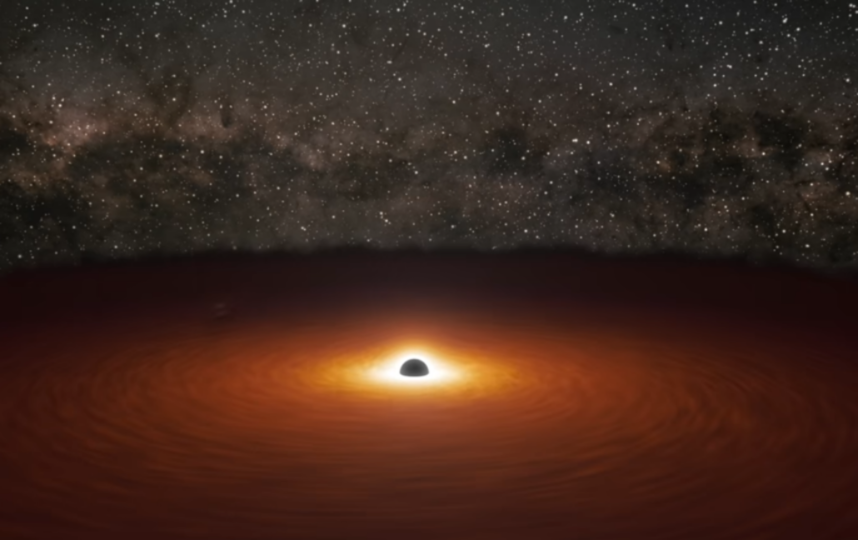 Солнце и "чёрные дыры". Фото Скриншот Youtube