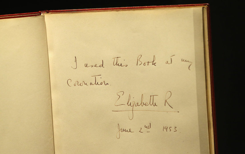 Запись Елизаветы II в дневнике в день коронации. Фото Getty