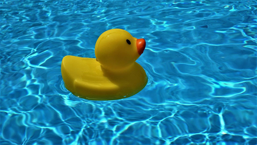 Надувные бассейны требуют более серьёзной эксплуатации. Особенно это касается воды, которая имеет привычку застаиваться и цвести. Фото Pixabay