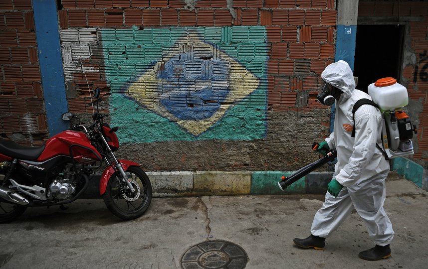 Бразилия находится на втором месте в мире по количеству выявленных случаев коронавируса. Фото AFP
