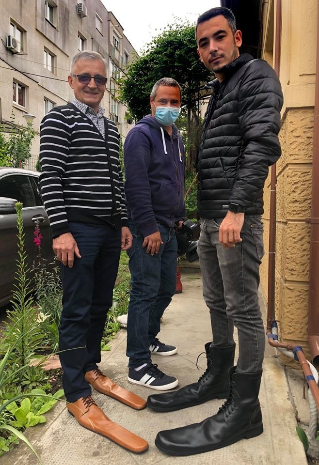 Румынский обувщик Григор Луп создал туфли 75 размера. Фото GRIGORE LUP / FACEBOOK Румынский обувщик Григор Луп создал туфли 75 размера. Фото GRIGORE LUP / FACEBOOK