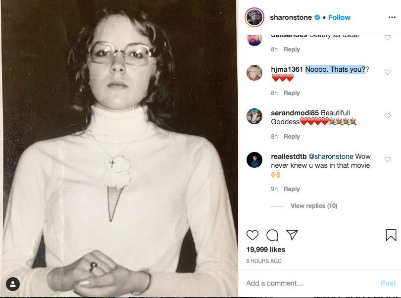 Шэрон Стоун. Фото https://www.instagram.com/sharonstone/ Шэрон Стоун. Фото https://www.instagram.com/sharonstone/