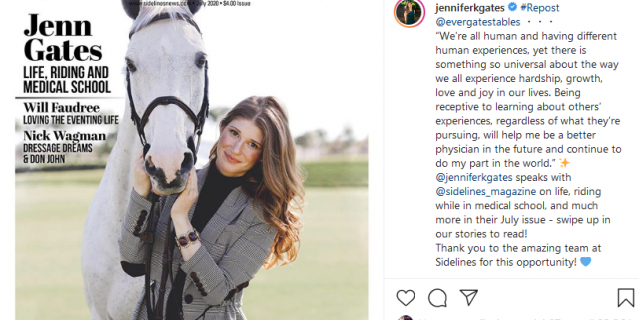 Дженнифер Гейтс поделилась радостной новостью и снимками с подписчиками в своем Instagram-аккаунте.