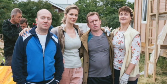 На съёмках сериала "Ивановы-Ивановы". На съёмках сериала "Ивановы-Ивановы".