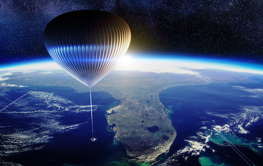 Воздушный шар также будет использоваться учёными для сбора данных. Фото Space Perspective