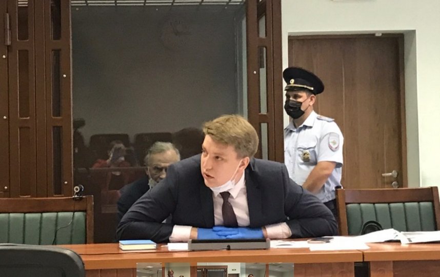 Фото с процесса по уголовному делу в отношении Олега Соколова. Фото Объединенная пресс-служба судов Петербурга.