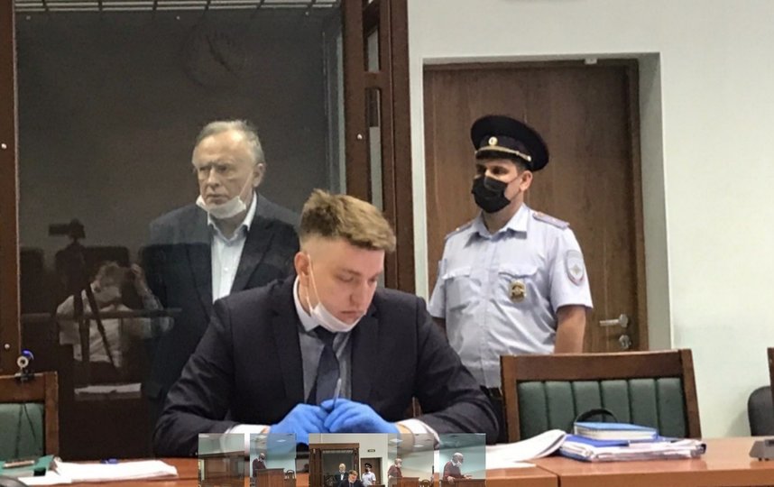 Фото с процесса по уголовному делу в отношении Олега Соколова. Фото Объединенная пресс-служба судов Петербурга.