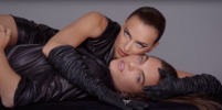 Ирина Шейк и сын Элизабет Хёрли снялись в горячей рекламе косметики: видео