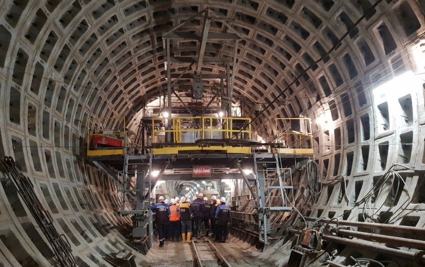 Строительство "коричневой" линии метро приостановили. Фото vk.com/metrostroy_arhiv.