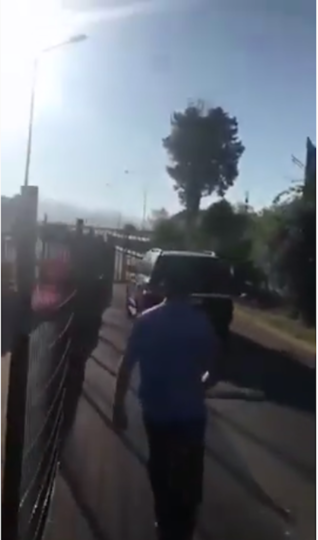 Видео инцидента было опубликовано в Сети. Фото канал David Zhvania, Скриншот Youtube