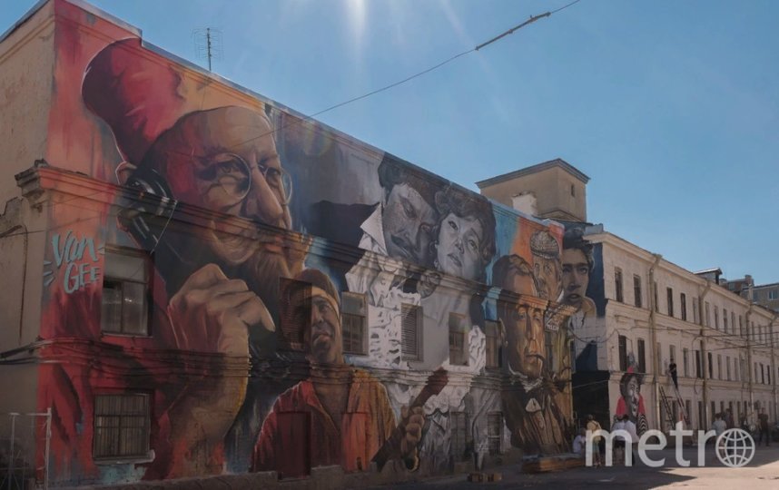 На фасадах «Ленфильма» появятся граффити. Фото Алена Бобрович., "Metro"