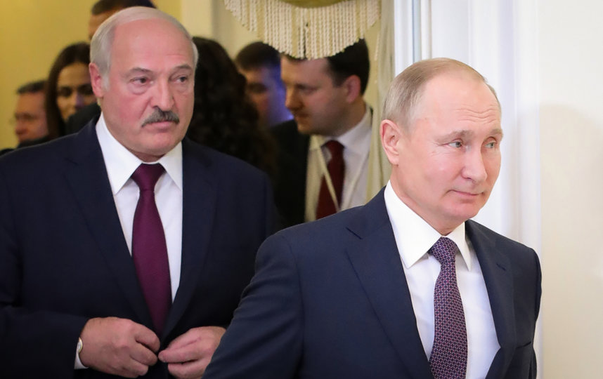 Александр Лукашенко и Владимир Путин, архивное фото. Фото AFP