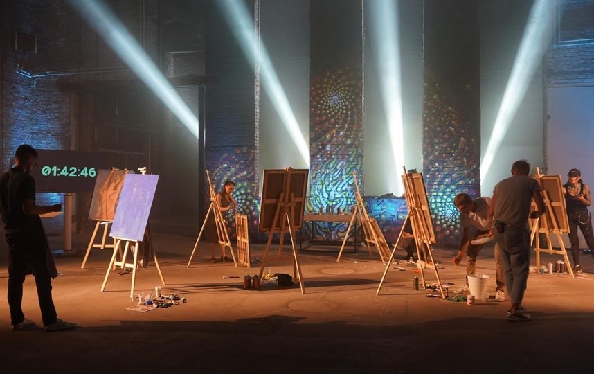 В городе завершились съёмки шоу о петербургских художниках. Фото Фото предоставлено организаторами.