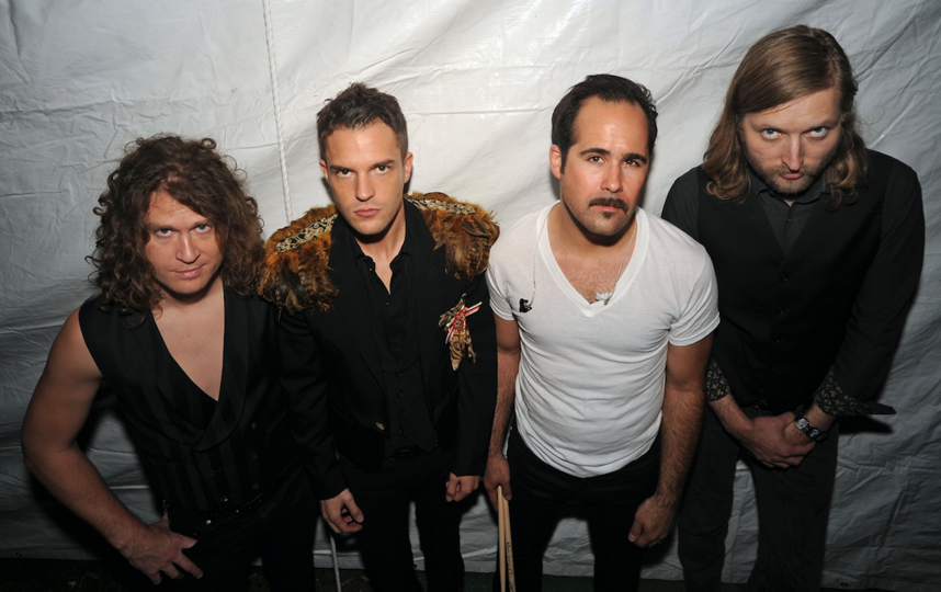 The Killers (слева направо): Дэйв Кёниг, Брэндон Флауэрс, Ронни Вануччи и Марк Стромер. Фото Getty