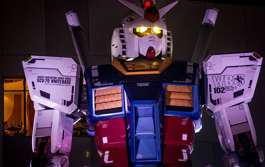 Гигантский японский робот Gundam. Фото Getty
