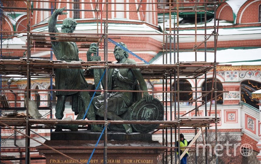 Названы сроки и сумма, в которую обойдётся реставрация памятника Минину и Пожарскому в Москве