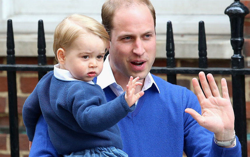 Принц Уильям и принц Джордж. Фото Getty