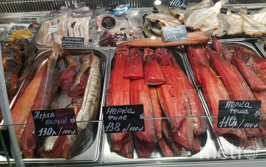 В магазине "Краб да лосось" не только дары Черного моря. Фото Евгения Назарова, "Metro"