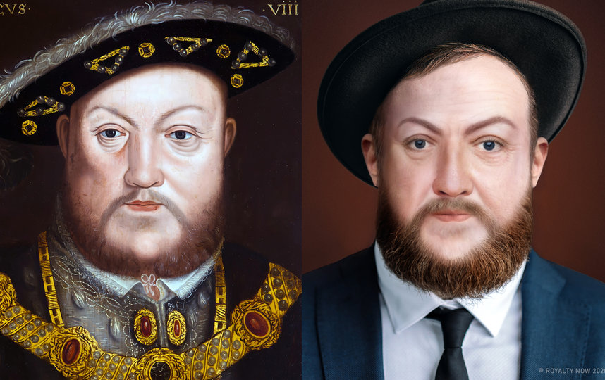 А это Генрих VIII. Фото предоставлены автором проекта Royalty Now, 