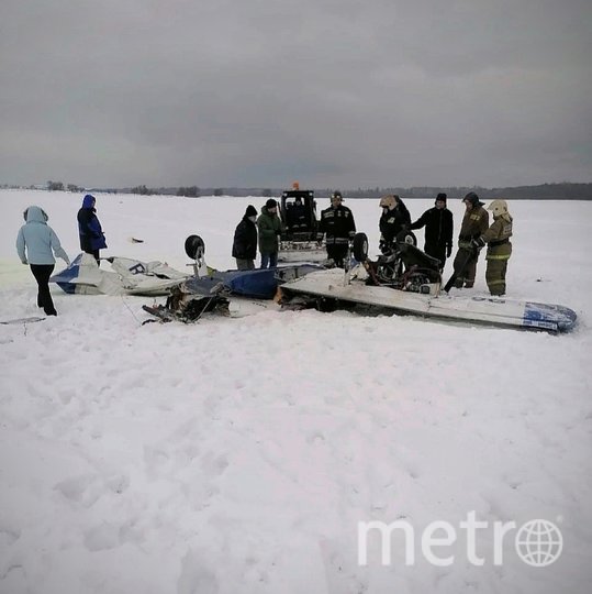 В Ленобласти упал самолет на взлете
