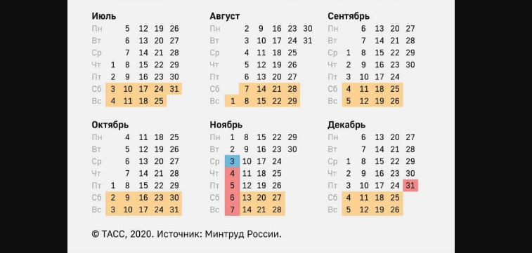 Следующие длинные выходные россиян ждут в феврале ...