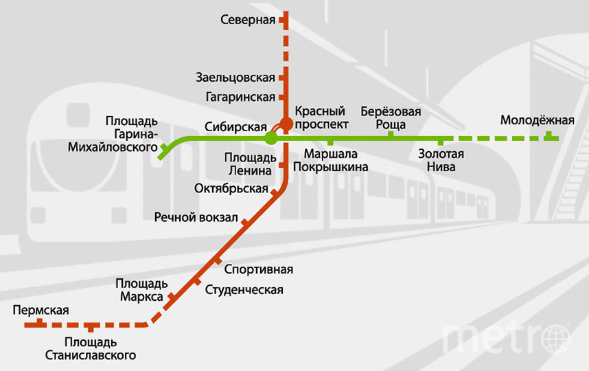 В Новосибирске собираются продлить линию метрополитена